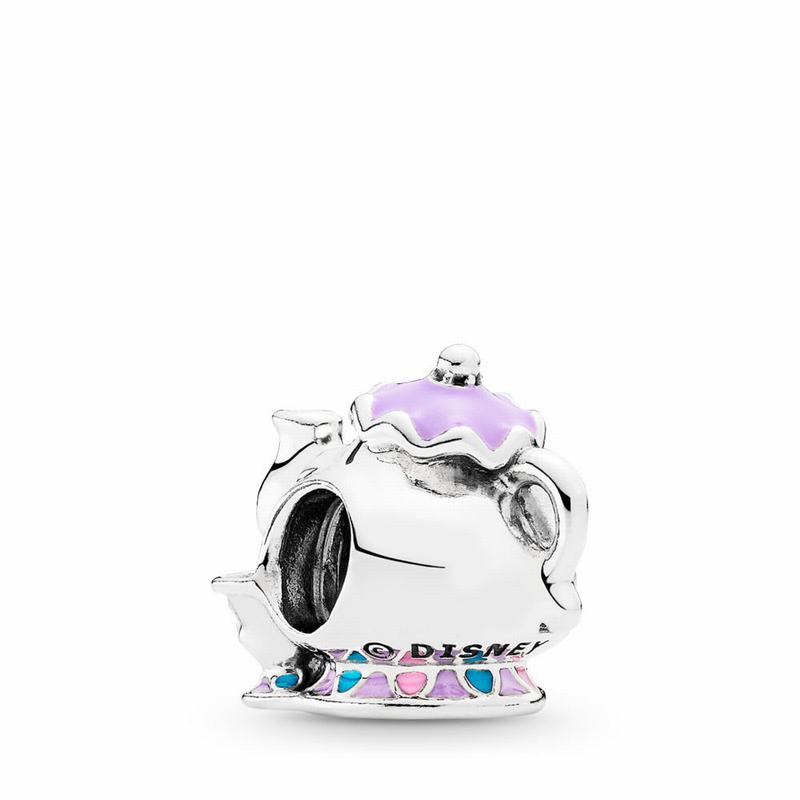 Pandora Disneyr Mrs. Potts & Chip Beauty And The Beast Charm - Sterling Silver/Enamel/Blue - Canada